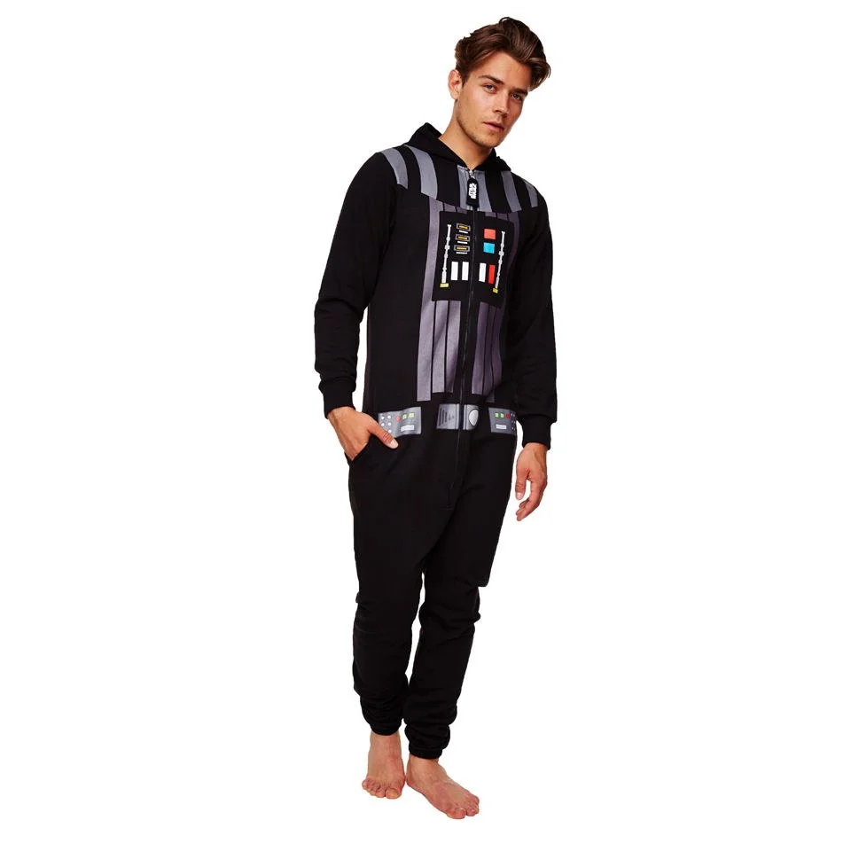 Star Wars Darth Vader Overall, Herren Erwachsene - Schwarz Bild 1