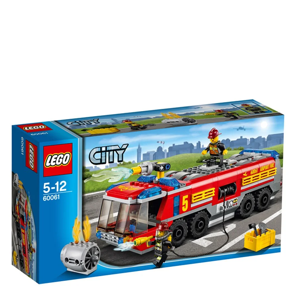 LEGO City Great Vehicles: Flughafen-Feuerwehrfahrzeug (60061) Bild 1