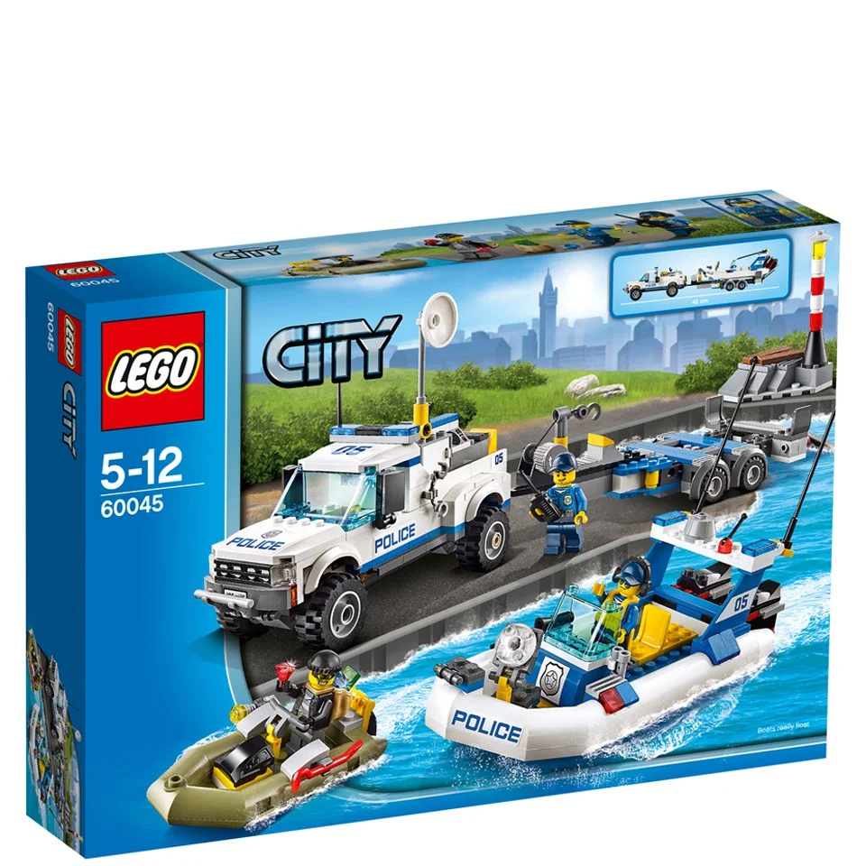 LEGO City Police: Polizei-Boot-Transporter (60045) Bild 1