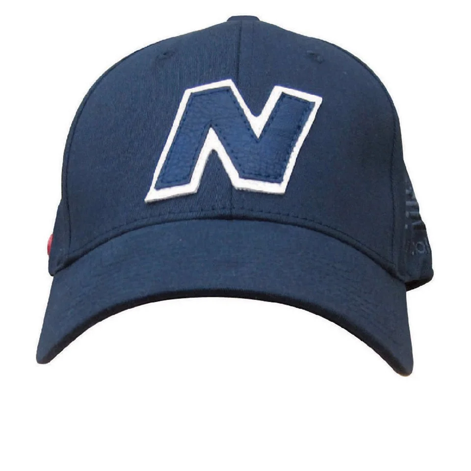 New Balance Unisex Yankey 6 Panel Fitted Baseball Cap - Cotton Spandex Navy/White Bild 1