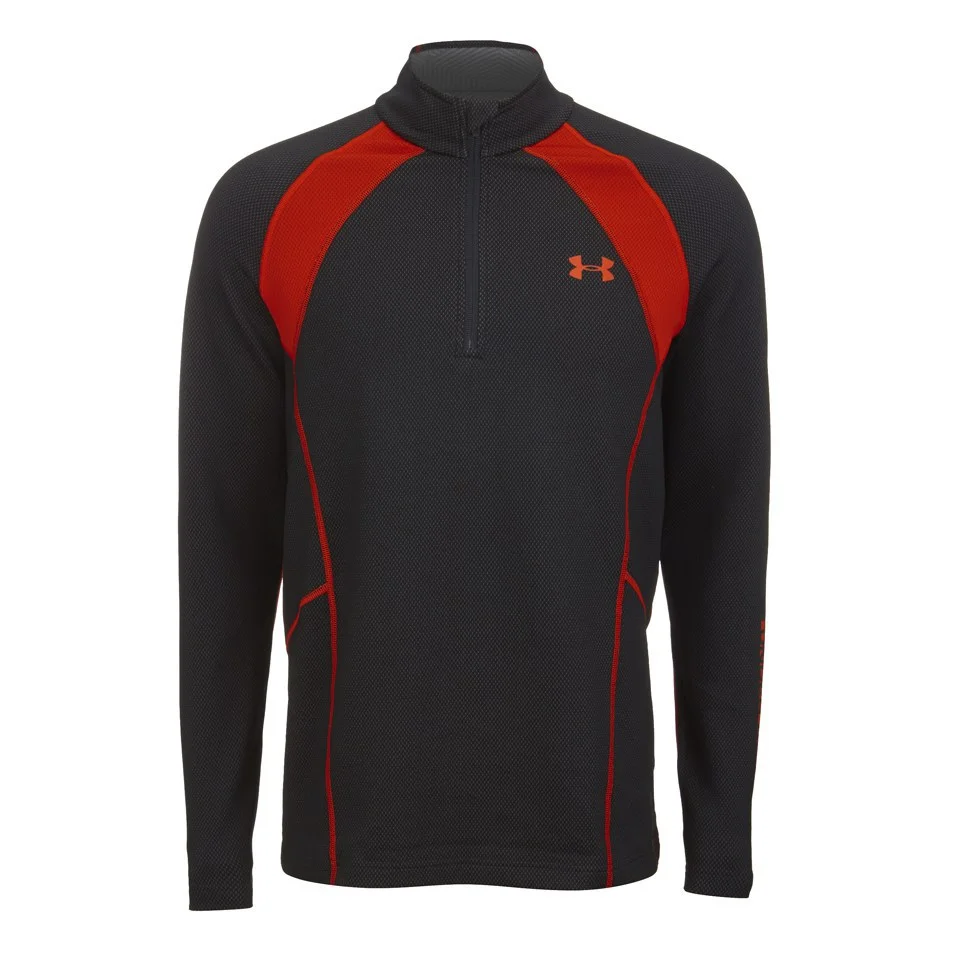 Under Armour Men's Cold Gear Infrared Thermo 1/4 Zip Top - Black - S - Schwarz Bild 1