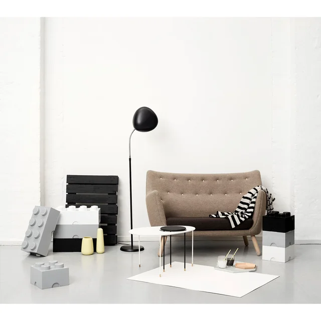 LEGO Aufbewahrungsbox 8 - mittelgroß, grau