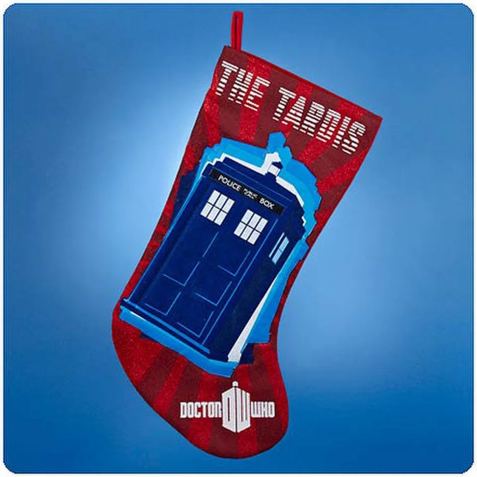 Doctor Who Tardis Red Christmas Stocking Bild 1