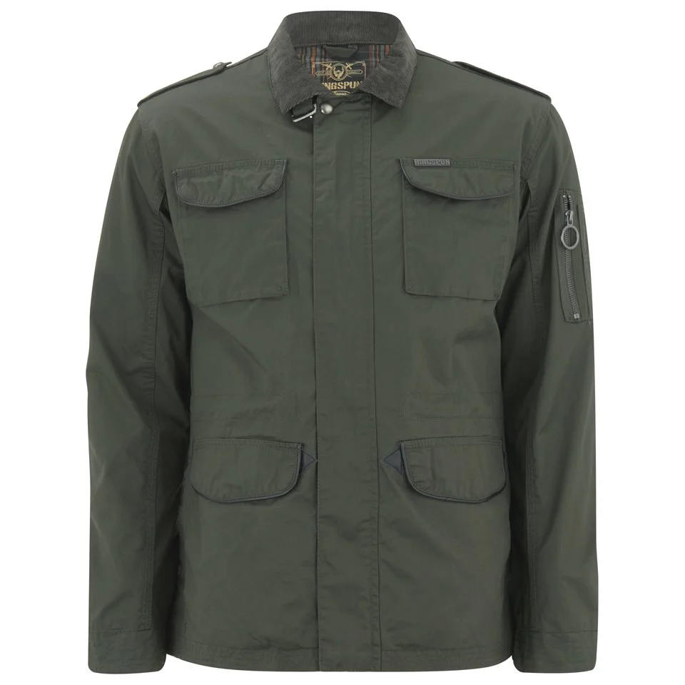 Ringspun Men's Chuck Jacket - Khaki - S - Grün Bild 1