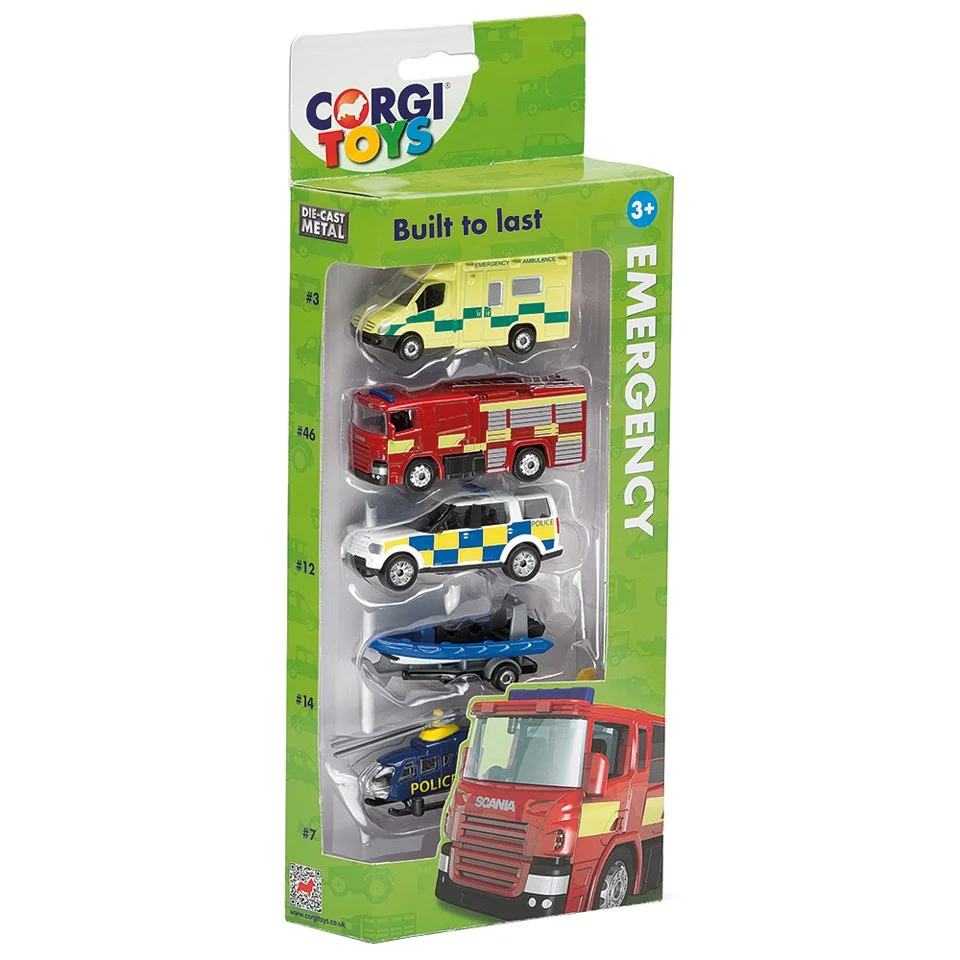 Corgi 5 Pack Emergency Vehicles Bild 1