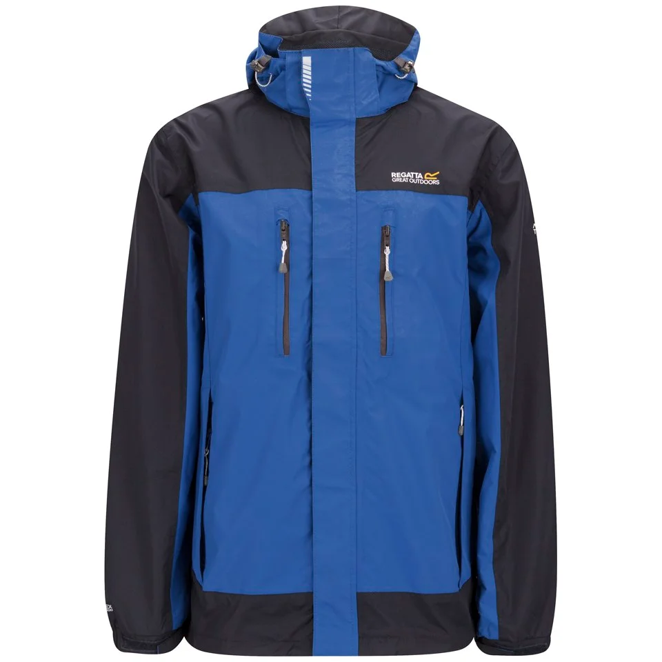 Regatta Men's Calderdale Isotex 5000 Waterproof Jacket - Oxford Blue/Navy - S - Blau Bild 1