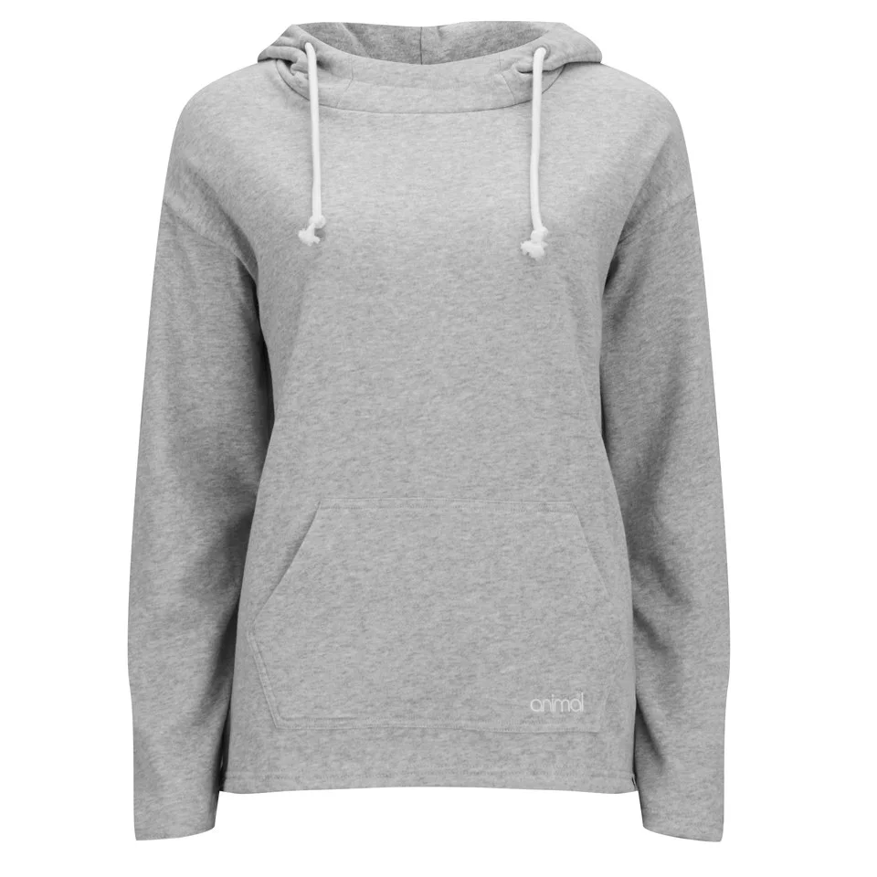 Animal Women's Ralis Drawstring Hoody - Grey Marl - UK 8 - Grau Bild 1