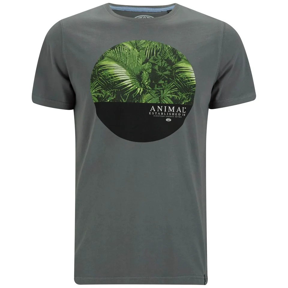 Animal Men's Lamary Graphic T-Shirt - Pewter - S - Grün Bild 1
