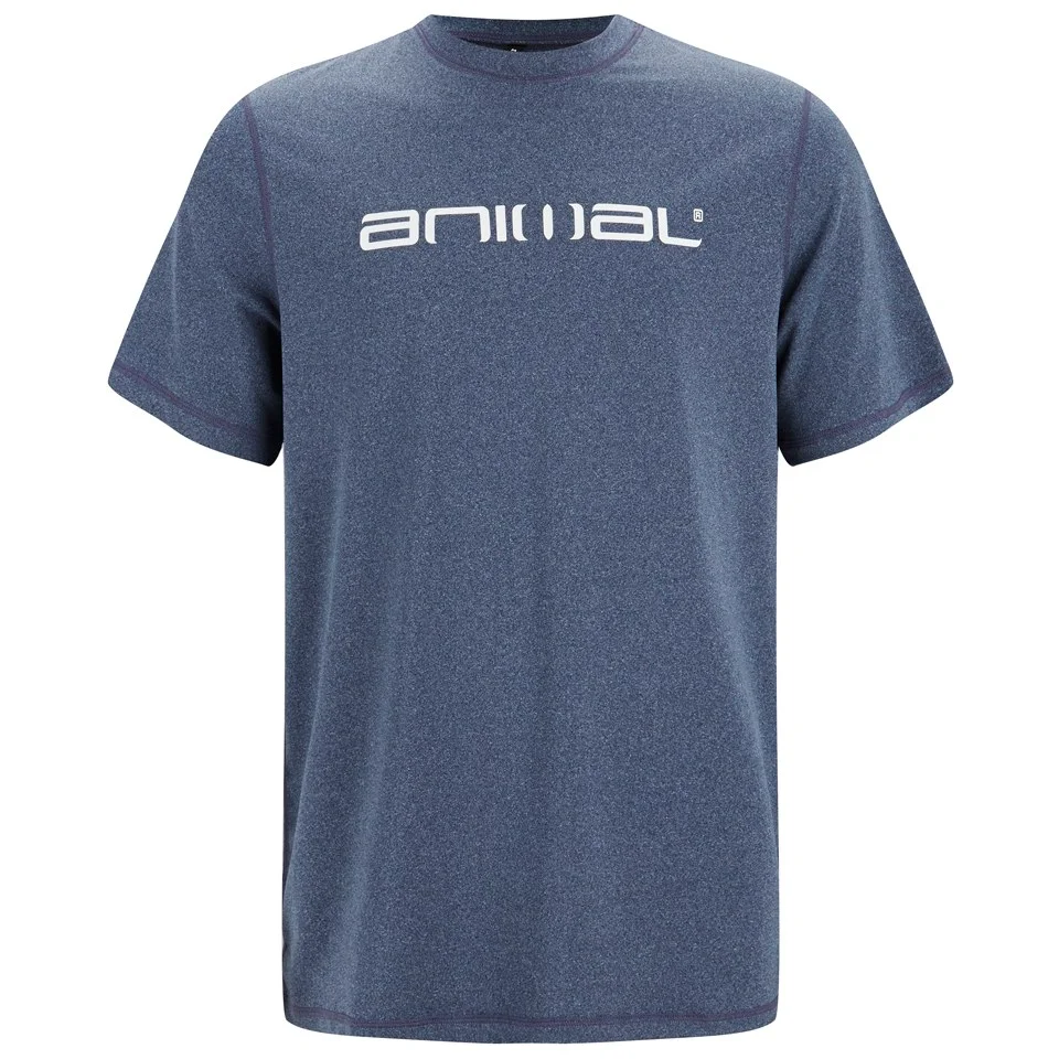 Animal Men's Latero Surf T-Shirt - Indigo Marl - S - Blau Bild 1