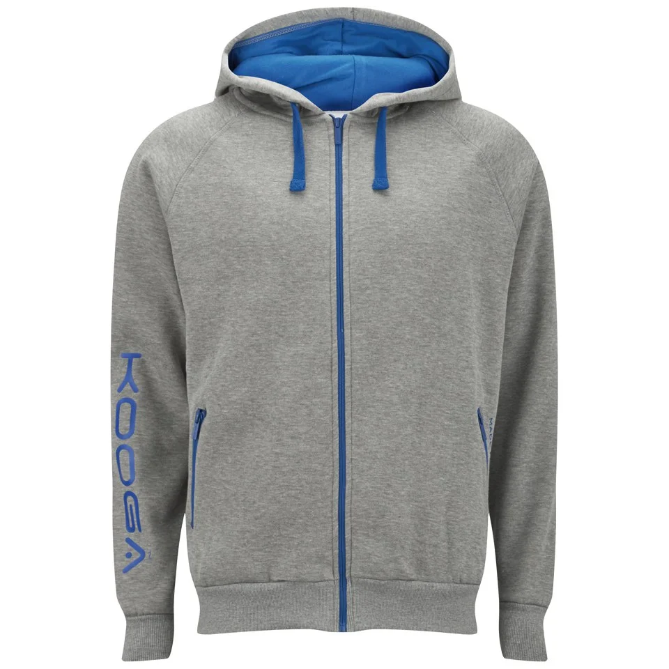 Kooga Men's Zip Through Hoody - Grey Marl - S - Grau Bild 1