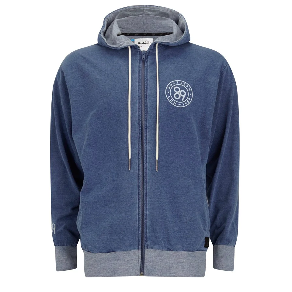 Boxfresh Men's Harrop Hoody - Blue Indigo - S - Blau Bild 1