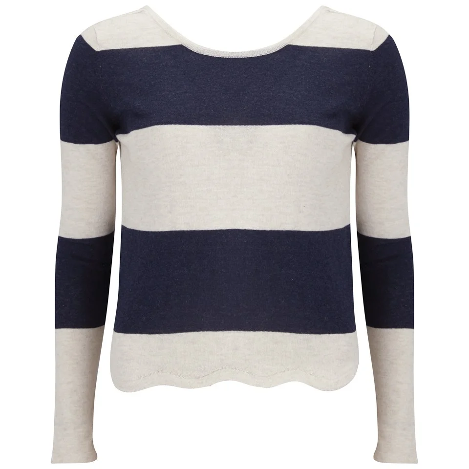 Vero Moda Women's Mirella Jumper - Black Iris - UK 8 - Marineblau Bild 1