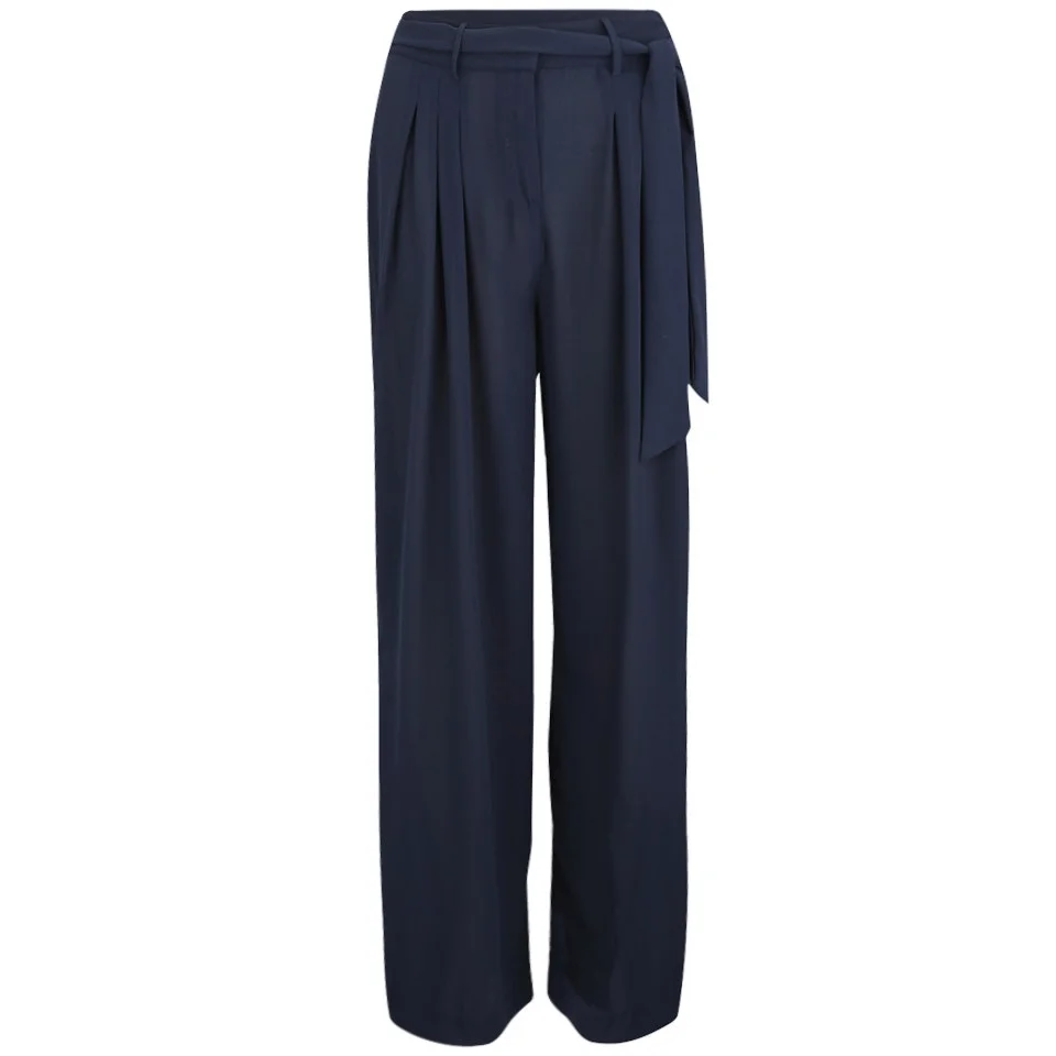 Vero Moda Women's Nia Beach Trousers - Black Iris - UK 8 - Marineblau Bild 1