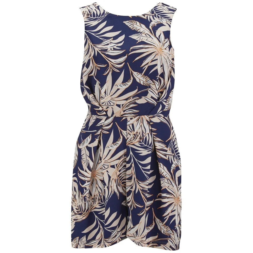 Vero Moda Women's Pamala Playsuit - Black Iris - UK 8 - Bunt Bild 1