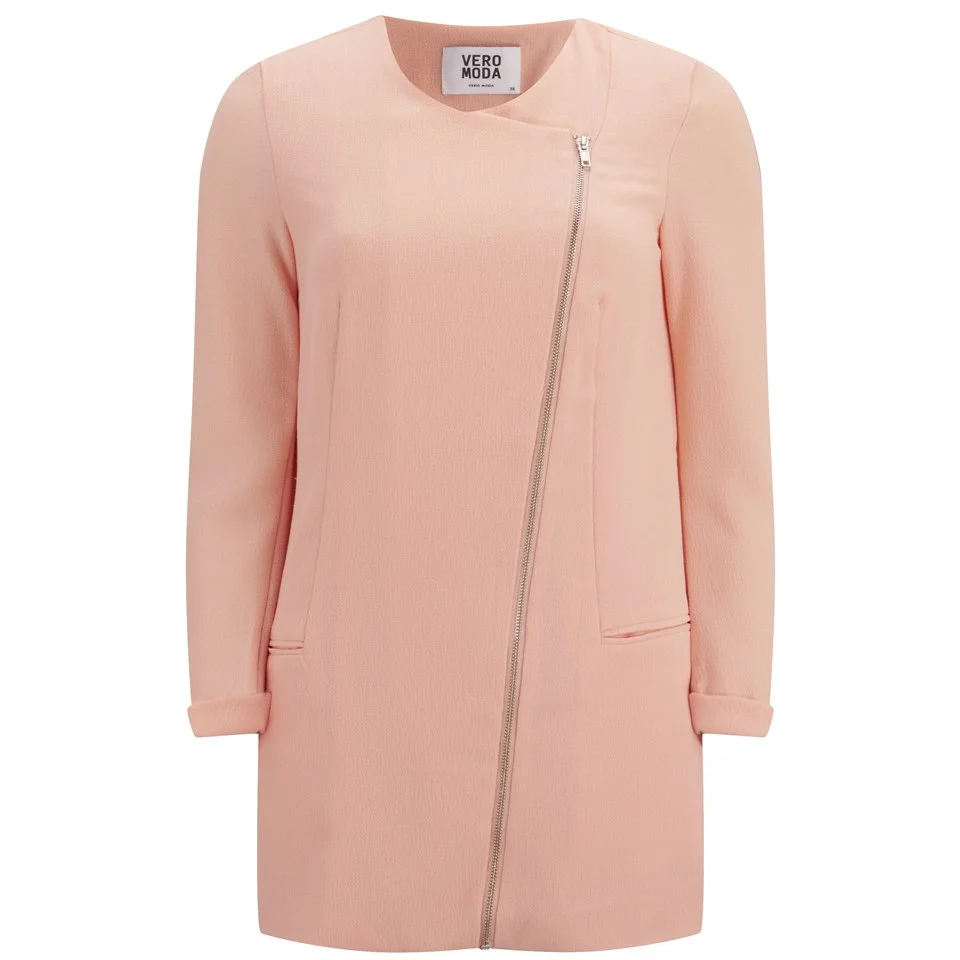 Vero Moda Women's Karo Pastel Jacket - Tropical Peach - UK 8 - Pfirsich Bild 1