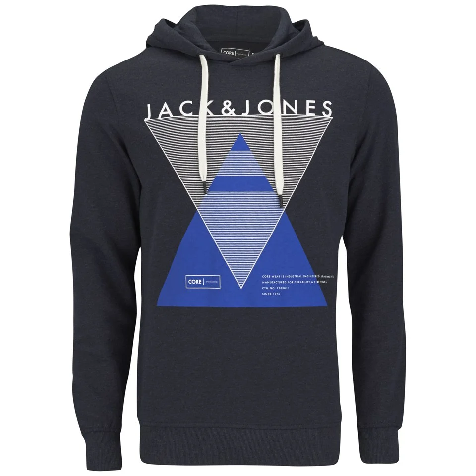 Jack & Jones Men's Covan Hoody - Dress Blue - S - Blau Bild 1
