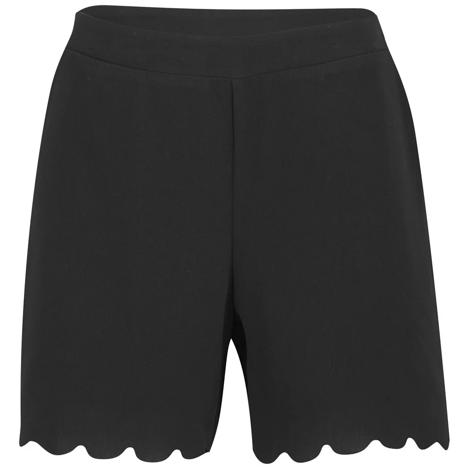Vero Moda Women's Ring Shorts - Black - XS/UK 8 - Schwarz Bild 1