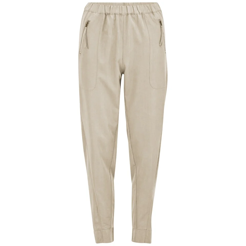 Vero Moda Women's Indi Loose Trousers - Oatmeal - XS/UK 8 - Grau Bild 1