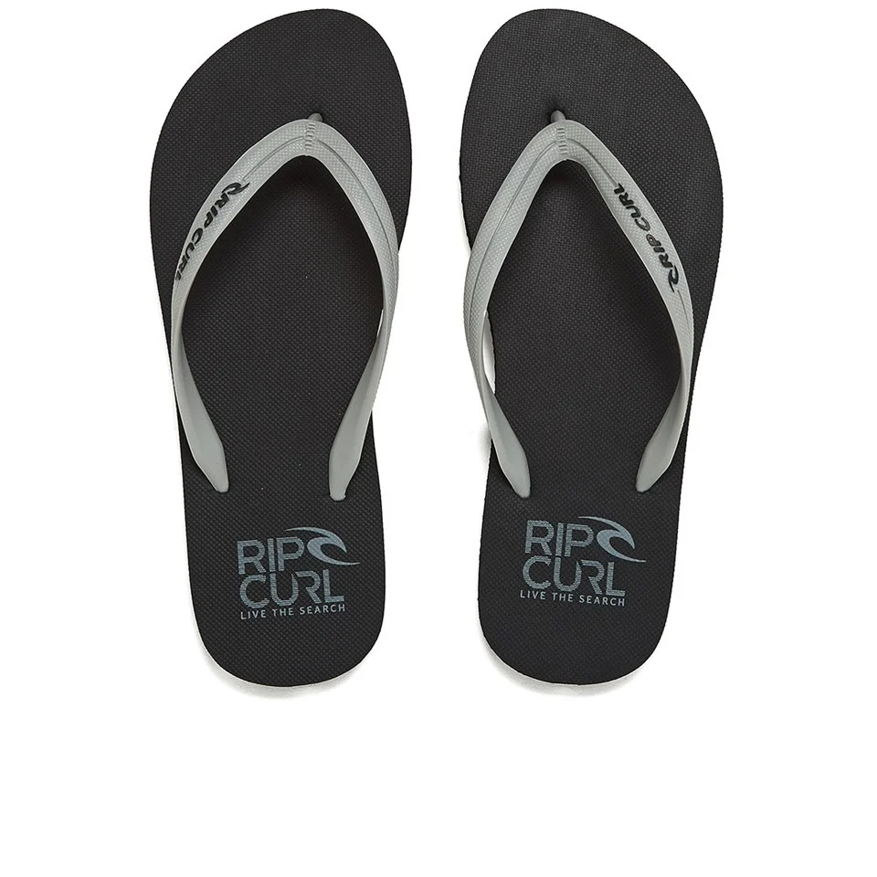 Rip Curl Men's MC EVA Flip Flops - Black/Grey - UK 7 - Schwarz Bild 1
