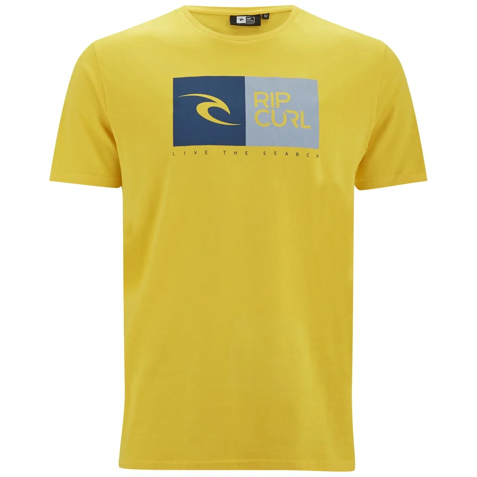 Rip Curl Men's Ripawatu Regular Fit T-Shirt - Yellow - S - Gelb Bild 1