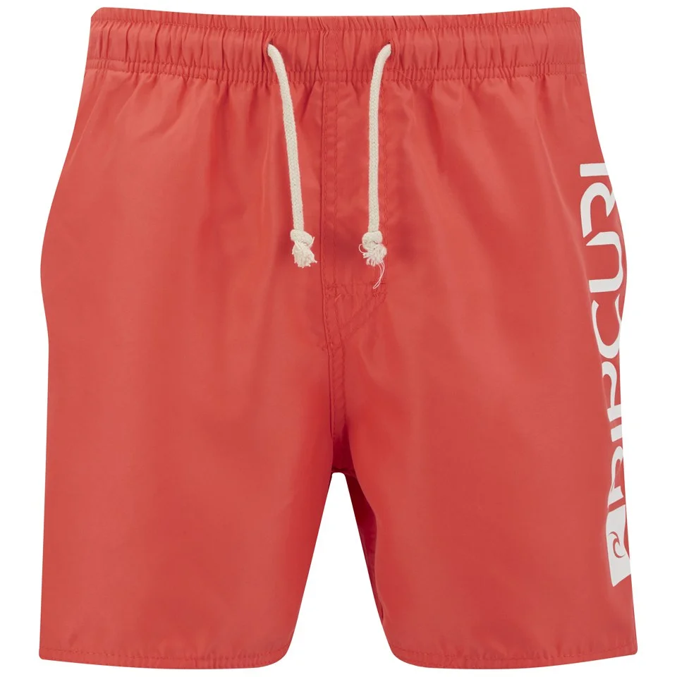 Rip Curl Men's Aggrobrash 16 Inch Volley Swim Boardshorts - Hot Coral - S - Korallenfarben Bild 1