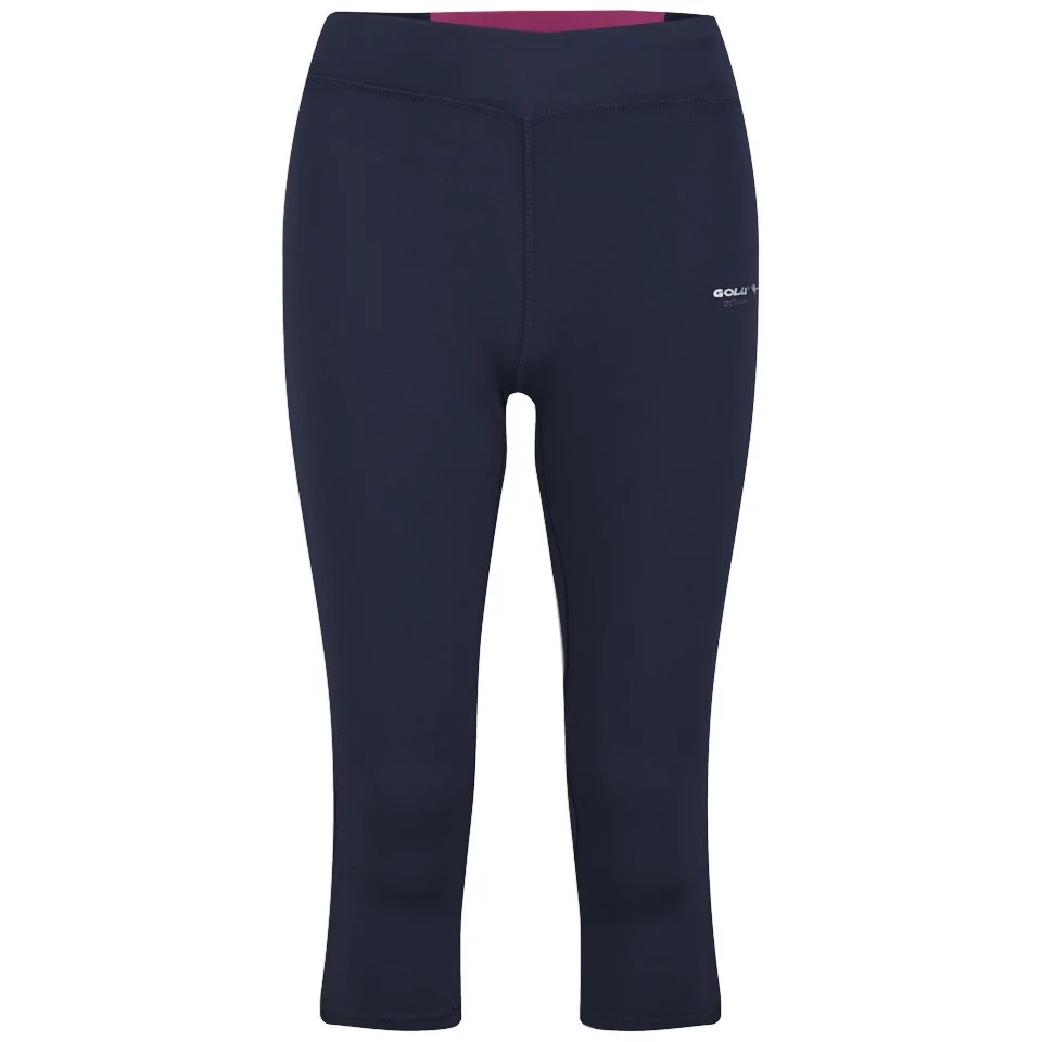 Gola Women's Caprati Training Capri - Navy/Hydrangea - UK 8 - Blau Bild 1