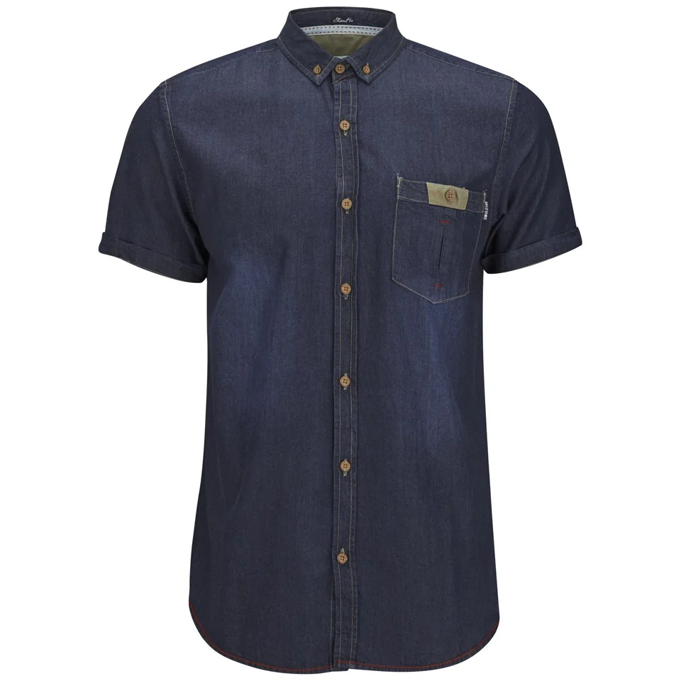 Soul Star Men's MS Denneck Shirt - Denim Blue - S - Blau Bild 1