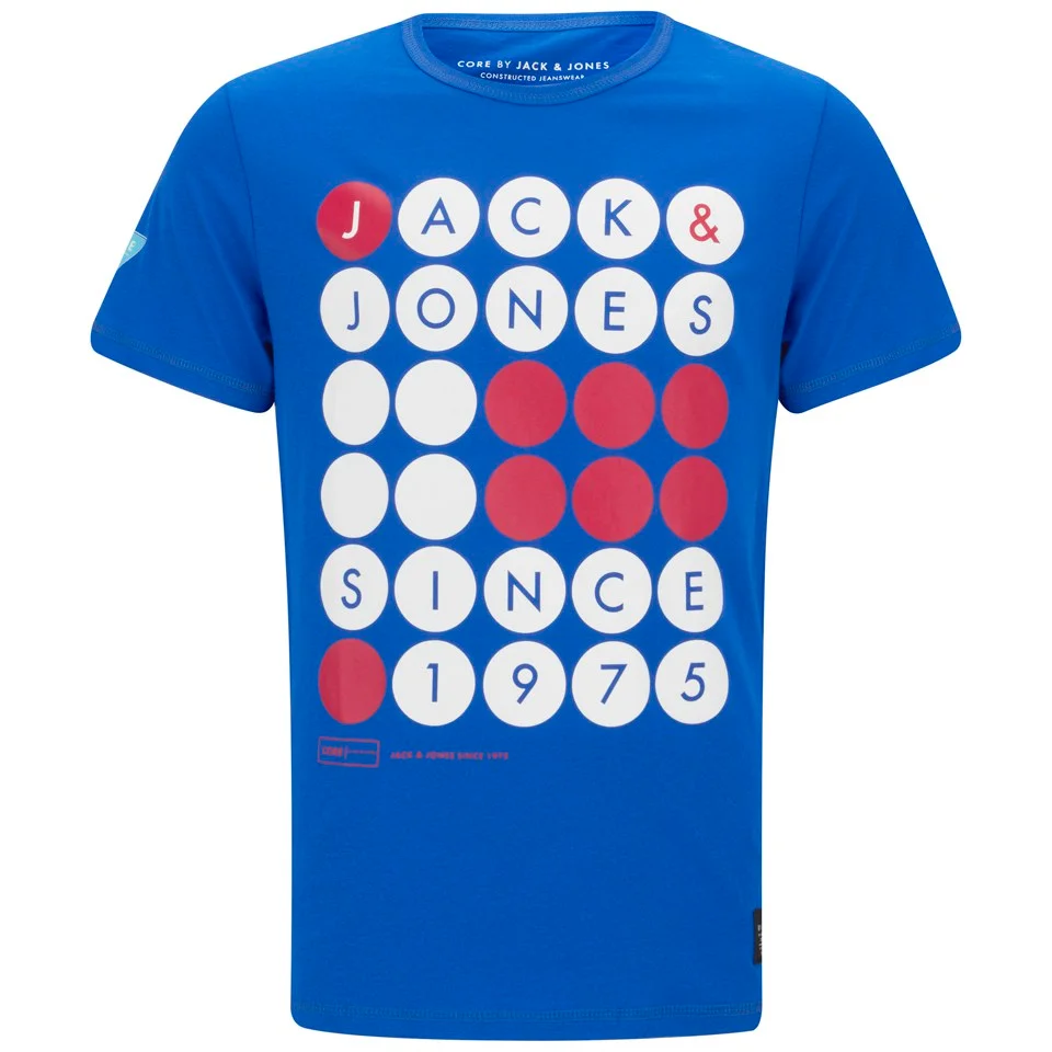 Jack & Jones Men's Colour T-Shirt - Turkish Sea - S - Blau Bild 1