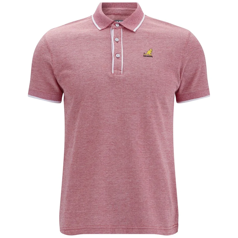 Kangol Men's Hinton Polo Shirt - Red Marl - S - Rot Bild 1