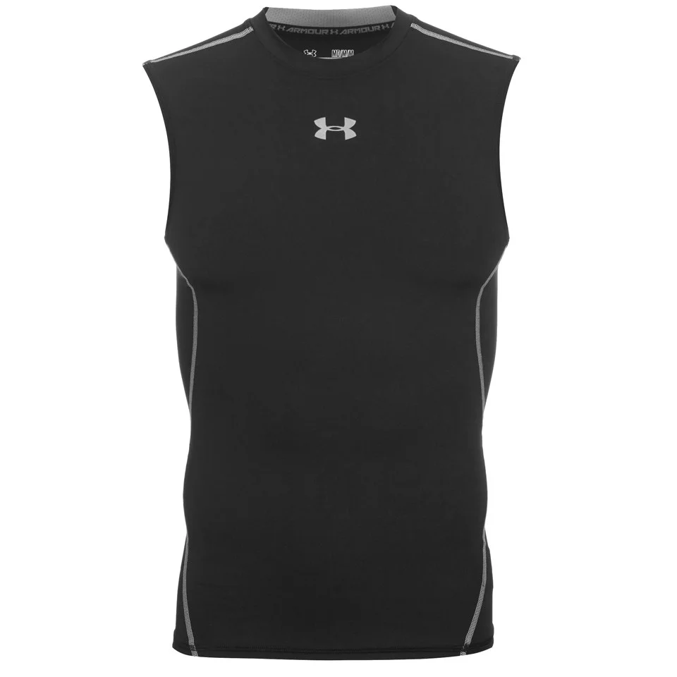 Under Armour Heat Gear Sleeveless Compression Top - S - Schwarz Bild 1