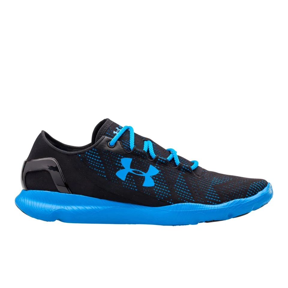 Under Armour Men's SpeedForm Apollo Vent Running Shoes - Black/Blue Jet - UK 6 - Black/Blue Bild 1