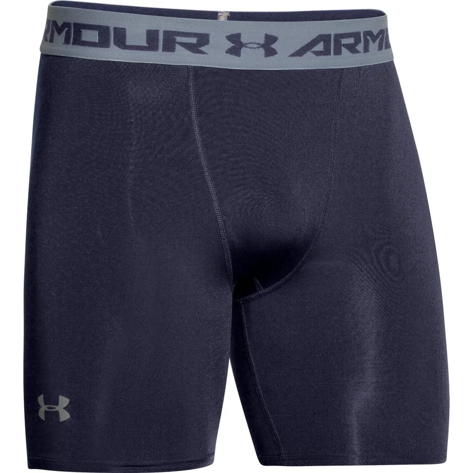 Under Armour Men's Armour HeatGear Compression Training Shorts - Midnight Navy/Steel - S - Blau Bild 1