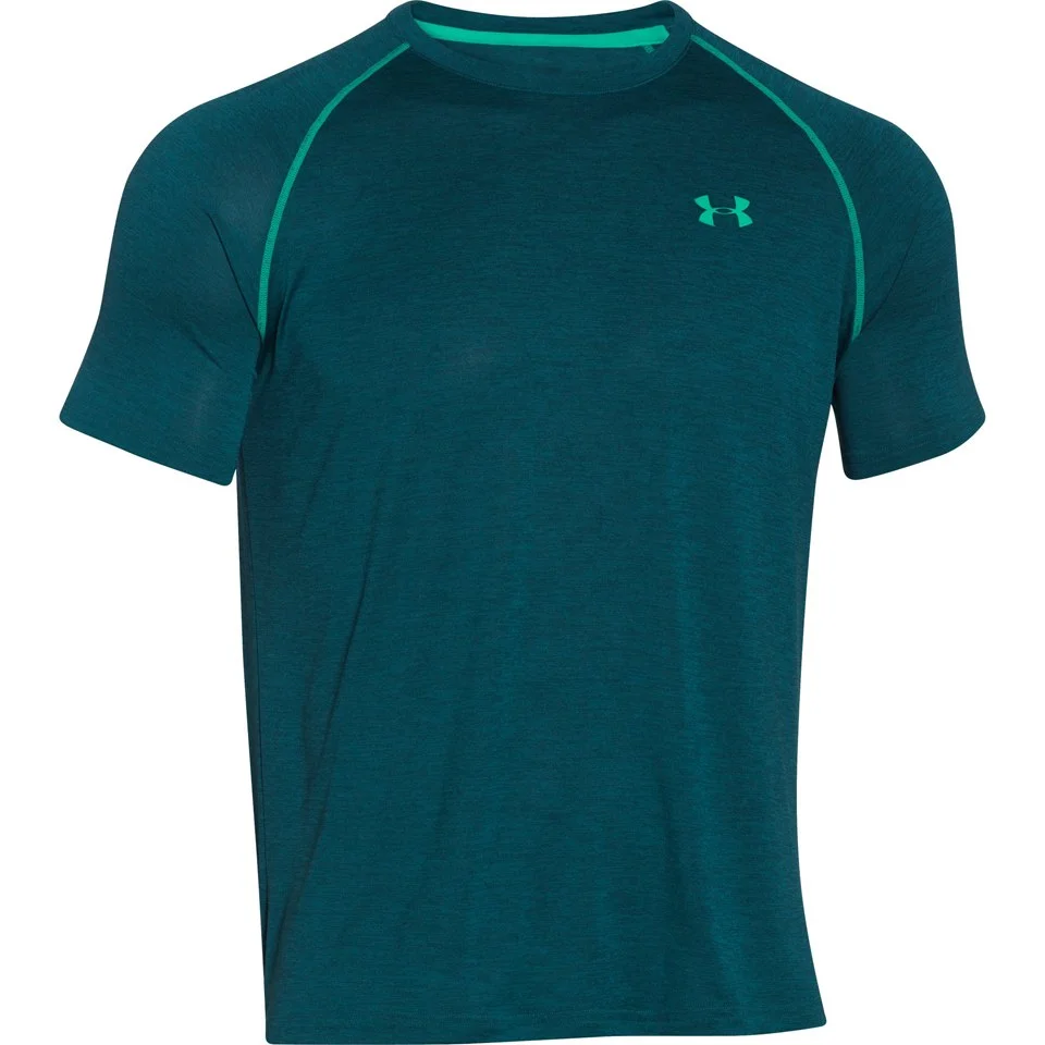 Under Armour Men's Tech T-Shirt - Hydro Teal - S - Blau/Grün Bild 1