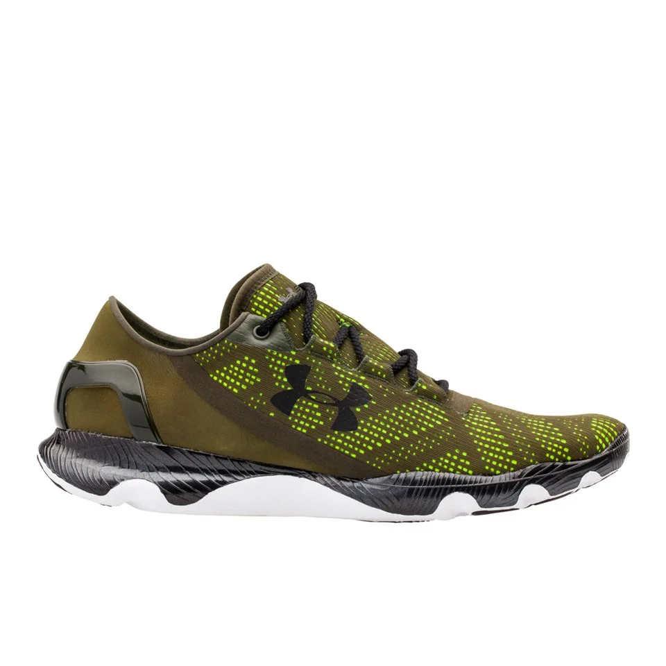 Under Armour Men's SpeedForm Apollo Vent Running Shoes - Rifle Green/Black - UK 6 - Green/Black Bild 1