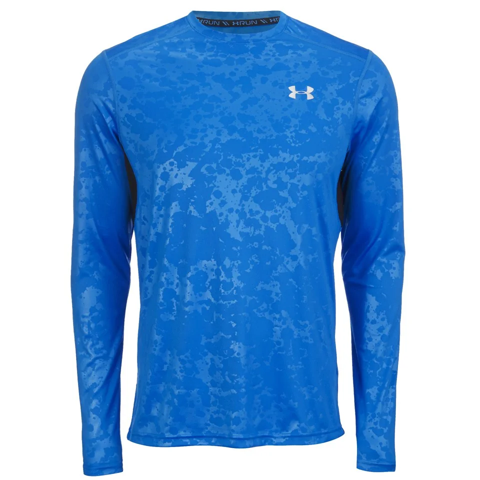 Under Armour Men's Ua Coldblack Long Sleeve Running T-Shirt - Blue Jet/Black/Reflective - S - Blau/Schwarz Bild 1