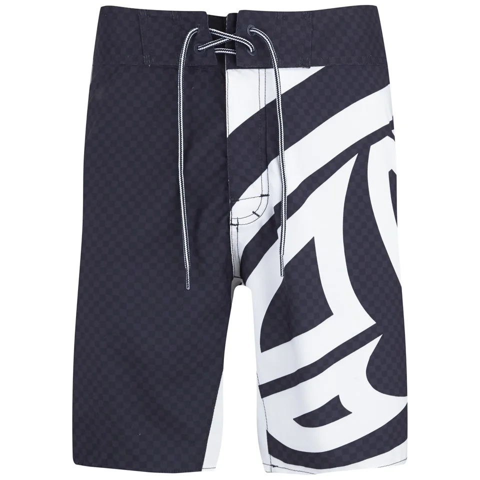 Animal Mens 20 Inch Blawa Fixed Waist Board Shorts - Indigo - W28 - Blau Bild 1