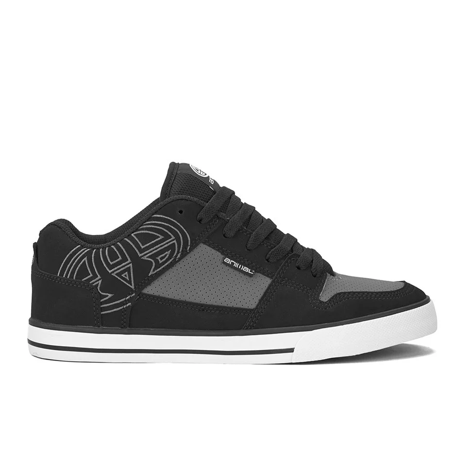 Animal Men's Ellis Logo Skate Shoes - Black - UK 7 - Schwarz Bild 1