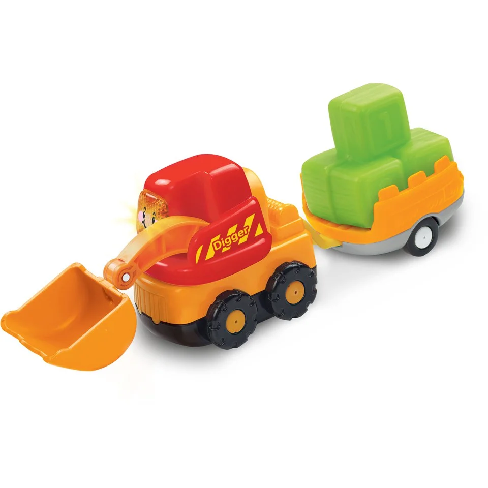 Vtech Toot-Toot Drivers Digger and Trailer Bild 1