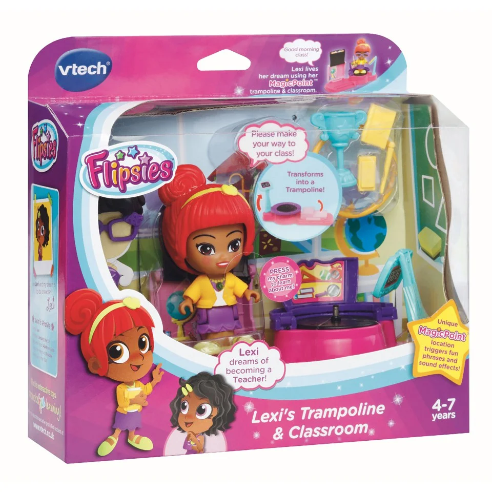 Vtech Flipsies Lexi's Football Goal and Classroom Bild 1