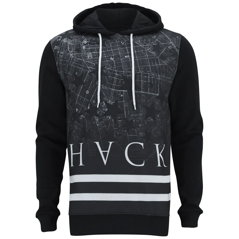 Hack Men's Thule Print Hoody - Black - S - Schwarz Bild 1