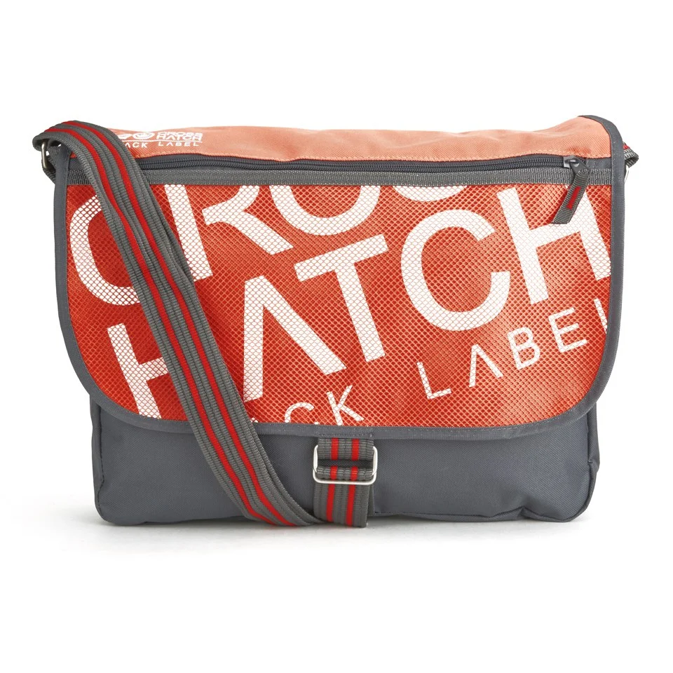 Crosshatch Men's Nabure Messenger Bag - Magnet/Flame Bild 1