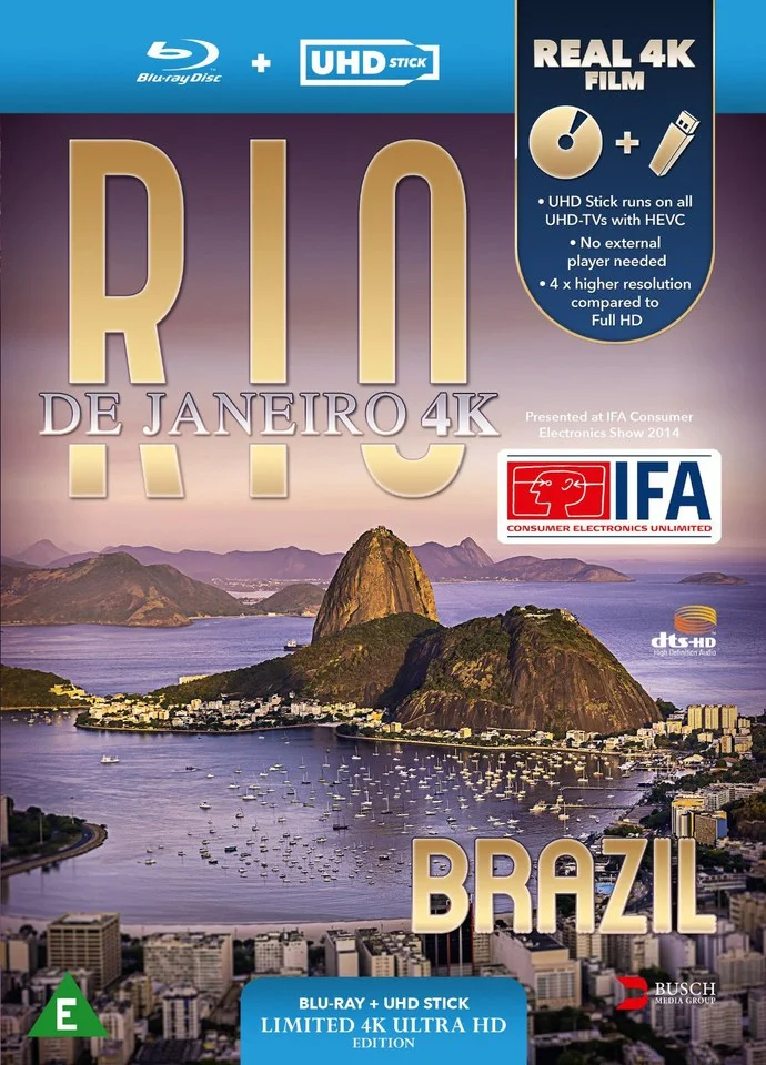Rio De Janeiro, Brazil - 4K Ultra HD Stick & Disc (Includes 3D) Bild 1