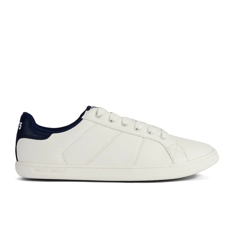 Jack & Jones Men's Brooklyn PU Sneakers - Cloud Dancer - UK 6 - Weiß Bild 1
