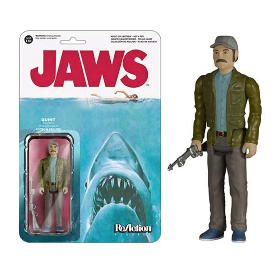 ReAction Jaws Quint 3 3/4 Inch Action Figure Bild 1