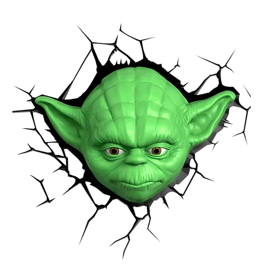 Star Wars Yoda 3D Wall Light Bild 1