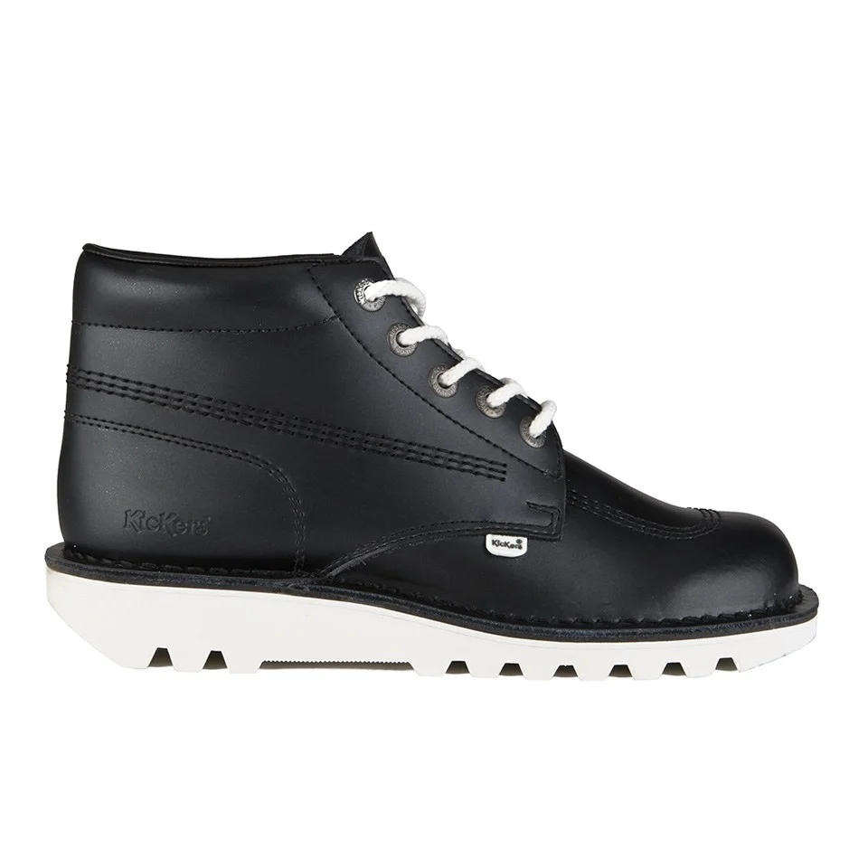 Kickers Men's Kick Hi Boots - Black/White - 6.5 Bild 1