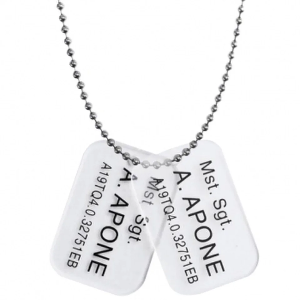 Hollywood Collectibles Aliens Colonial Marine Mst. Sgt. A. Apone Dog Tags Bild 1