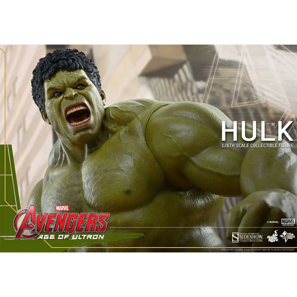 Hot Toys Marvel Avengers Age of Ultron Hulk 1:6 Scale Figure Bild 1