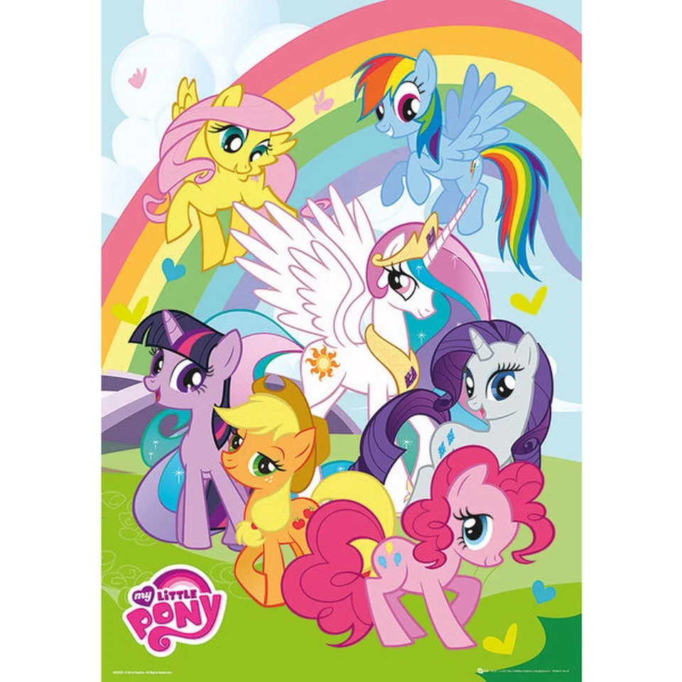 My Little Pony Group - Metallic Poster - 47 x 67cm Bild 1