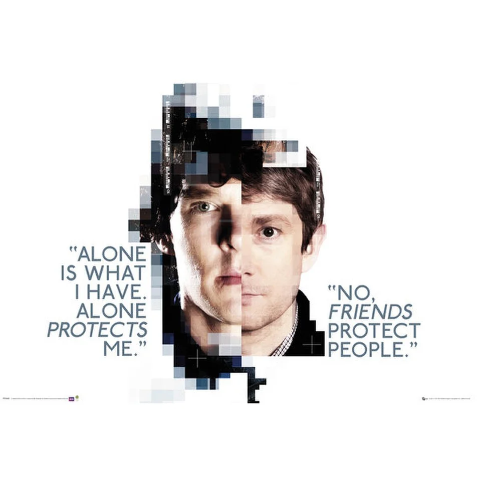 Sherlock Faces - Maxi Poster - 61 x 91.5cm Bild 1
